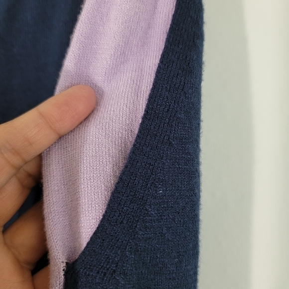 NWT Calvin Klein AUSTYN Navy/Purple Striped Pull-On Sweatpants Size L Pockets - Picture 8 of 12